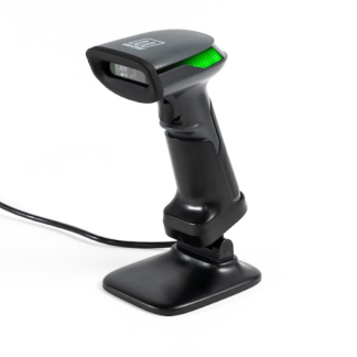 Cititor coduri de bare Nou cu fir, Metter HS2100, 2D, Stand, USB, 2 Ani Garantie, Nou